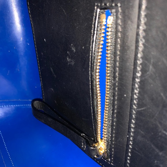 Mansur Gavriel Mini Backpack in Black/Blue - Picture 5 of 9